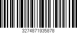 Código de barras (EAN, GTIN, SKU, ISBN): '3274871935878'