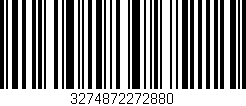 Código de barras (EAN, GTIN, SKU, ISBN): '3274872272880'