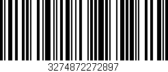 Código de barras (EAN, GTIN, SKU, ISBN): '3274872272897'