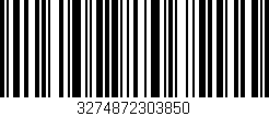 Código de barras (EAN, GTIN, SKU, ISBN): '3274872303850'