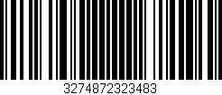 Código de barras (EAN, GTIN, SKU, ISBN): '3274872323483'