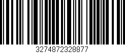 Código de barras (EAN, GTIN, SKU, ISBN): '3274872328877'