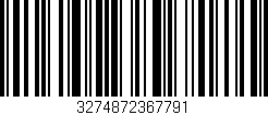 Código de barras (EAN, GTIN, SKU, ISBN): '3274872367791'