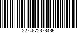 Código de barras (EAN, GTIN, SKU, ISBN): '3274872376465'