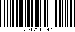 Código de barras (EAN, GTIN, SKU, ISBN): '3274872384781'