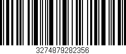 Código de barras (EAN, GTIN, SKU, ISBN): '3274879282356'