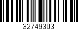 Código de barras (EAN, GTIN, SKU, ISBN): '32749303'