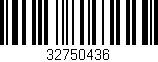 Código de barras (EAN, GTIN, SKU, ISBN): '32750436'