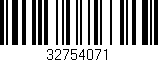 Código de barras (EAN, GTIN, SKU, ISBN): '32754071'