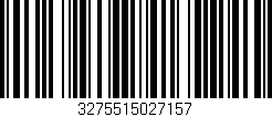 Código de barras (EAN, GTIN, SKU, ISBN): '3275515027157'