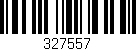 Código de barras (EAN, GTIN, SKU, ISBN): '327557'