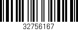 Código de barras (EAN, GTIN, SKU, ISBN): '32756167'