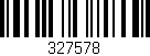 Código de barras (EAN, GTIN, SKU, ISBN): '327578'