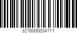 Código de barras (EAN, GTIN, SKU, ISBN): '3276000034711'