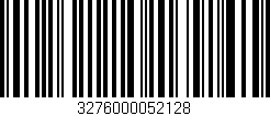 Código de barras (EAN, GTIN, SKU, ISBN): '3276000052128'