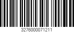 Código de barras (EAN, GTIN, SKU, ISBN): '3276000071211'
