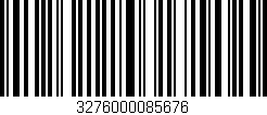 Código de barras (EAN, GTIN, SKU, ISBN): '3276000085676'