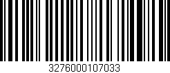 Código de barras (EAN, GTIN, SKU, ISBN): '3276000107033'