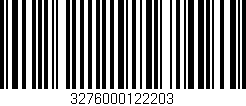 Código de barras (EAN, GTIN, SKU, ISBN): '3276000122203'