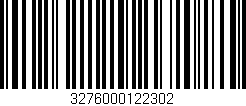 Código de barras (EAN, GTIN, SKU, ISBN): '3276000122302'