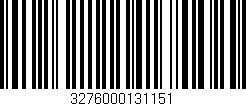 Código de barras (EAN, GTIN, SKU, ISBN): '3276000131151'