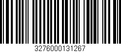 Código de barras (EAN, GTIN, SKU, ISBN): '3276000131267'