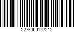 Código de barras (EAN, GTIN, SKU, ISBN): '3276000137313'