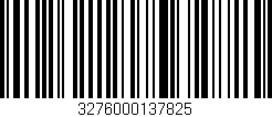 Código de barras (EAN, GTIN, SKU, ISBN): '3276000137825'
