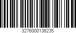 Código de barras (EAN, GTIN, SKU, ISBN): '3276000138235'