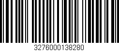 Código de barras (EAN, GTIN, SKU, ISBN): '3276000138280'
