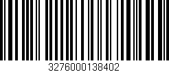 Código de barras (EAN, GTIN, SKU, ISBN): '3276000138402'