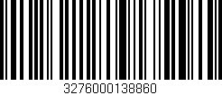 Código de barras (EAN, GTIN, SKU, ISBN): '3276000138860'