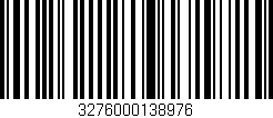 Código de barras (EAN, GTIN, SKU, ISBN): '3276000138976'