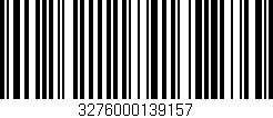Código de barras (EAN, GTIN, SKU, ISBN): '3276000139157'