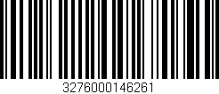 Código de barras (EAN, GTIN, SKU, ISBN): '3276000146261'