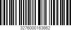 Código de barras (EAN, GTIN, SKU, ISBN): '3276000163862'