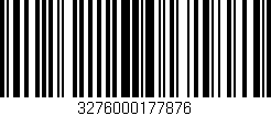 Código de barras (EAN, GTIN, SKU, ISBN): '3276000177876'
