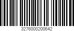 Código de barras (EAN, GTIN, SKU, ISBN): '3276000200642'