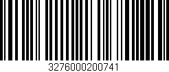 Código de barras (EAN, GTIN, SKU, ISBN): '3276000200741'
