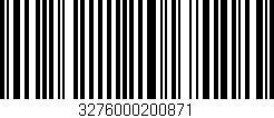 Código de barras (EAN, GTIN, SKU, ISBN): '3276000200871'