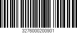 Código de barras (EAN, GTIN, SKU, ISBN): '3276000200901'