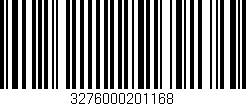Código de barras (EAN, GTIN, SKU, ISBN): '3276000201168'