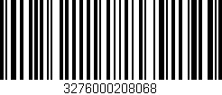 Código de barras (EAN, GTIN, SKU, ISBN): '3276000208068'