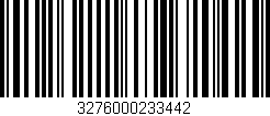 Código de barras (EAN, GTIN, SKU, ISBN): '3276000233442'