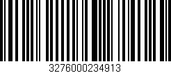 Código de barras (EAN, GTIN, SKU, ISBN): '3276000234913'