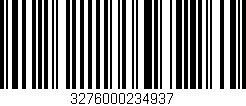 Código de barras (EAN, GTIN, SKU, ISBN): '3276000234937'