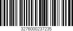Código de barras (EAN, GTIN, SKU, ISBN): '3276000237235'