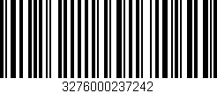 Código de barras (EAN, GTIN, SKU, ISBN): '3276000237242'