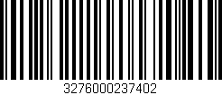 Código de barras (EAN, GTIN, SKU, ISBN): '3276000237402'