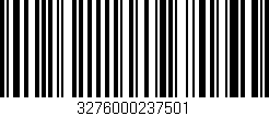 Código de barras (EAN, GTIN, SKU, ISBN): '3276000237501'
